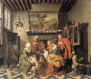 Jan Josef Horemans the Elder Tea Time oil painting